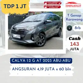 TDP Hanya 1 Juta Calya G AT 2023 Abu Hitam