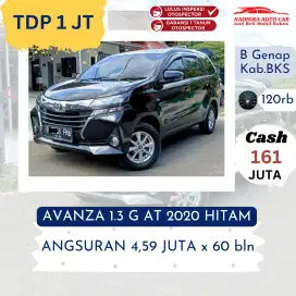 TDP Hanya 1 Juta Avanza G 1.3 AT 2020 Hitam