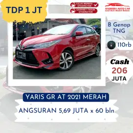 TDP Hanya 1 Juta Yaris GR AT 2021 Merah