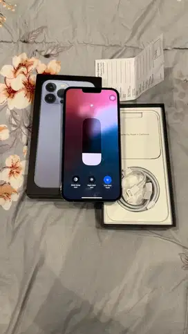 Dijual Iphone 13 Promax 256GB Sierra Blue Resmi Ibox Mulus Lengkap