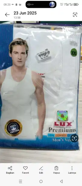 Kaos Pria Premium Import Rijek Noda dikit