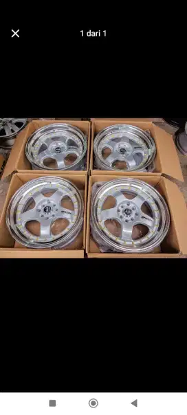 Dijual. 4pc velg workmeister R17