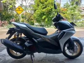(DP 500 Rb)‼️ Aerox S ABS Keyless Connected Silver 2022 Cash & Kredit