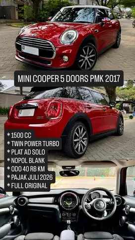 Mini cooper 5 doors pmk 2017