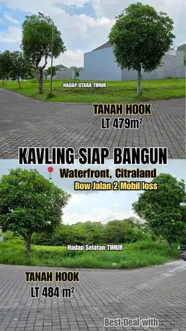 Dijual Kavling Siap Bangun Waterfront Citraland