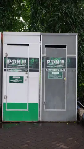 Toilet premium, toilet portable, sewa harian, sewa toilet premium