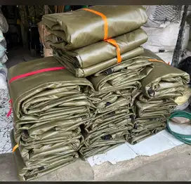 Terpal orchid bahan semi karet