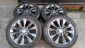 di jual velg hrv r18 original +ban michelin msh tebel velg mulus