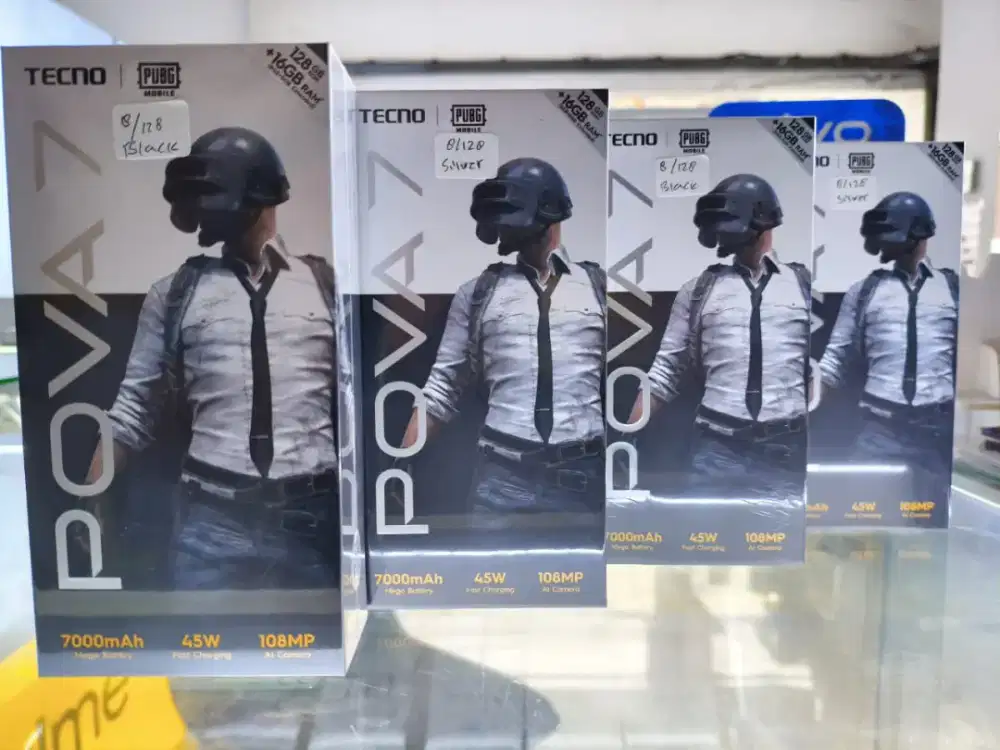 tecno POVA 7 8/256 fresh murah