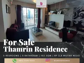 Dijual Apartement Thamrin Residence 3BR Full Furnished