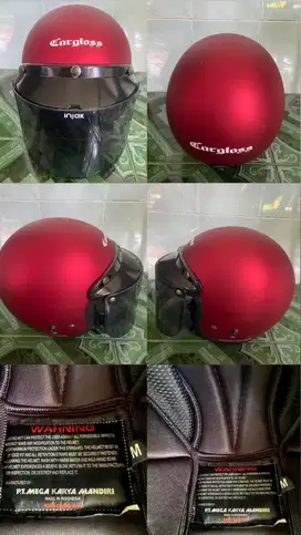 Helm Cargloss Merah