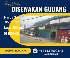 SEWA GUDANG HARGA TERJANGKAU DI BEKASI