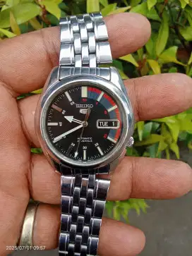 Jam Seiko 5 Relly otomatis mesin 7s26 original