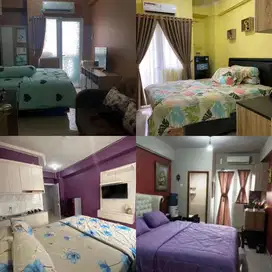 Sewa apartemen bulanan studio full furnish HARGA NEGO