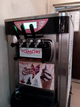 Mesin soft ice cream TOMORI 3 Tuas