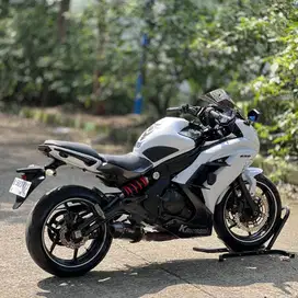 KM LOW! KAWASAKI NINJA 650 ER6F PUTIH 2012 PAJAK ON SIAP GASPOL