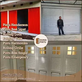 Terima Pasang & Servis Rolling Door Folding Gate Pintu Henderson Murah