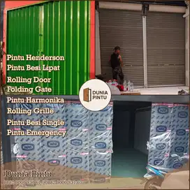 Jual Segala Jenis Pintu Rolling Door Folding Gate Henderson di Bandung