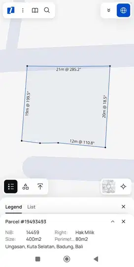 Dijual Tanah 4,00 Are Lokasi Strategis di Goa Gong.