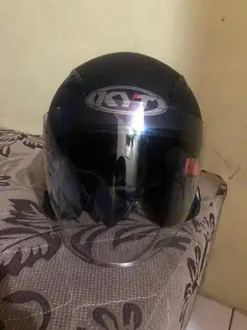 Helm KYT Warna Black Dove Bonus Intercom