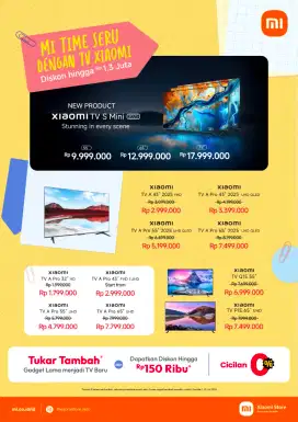 Xiaomi TV 32 Sampai 55 inch