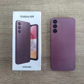 Samsung A14 ram 4 + 4 extended ram, memori 128gb garansi resmi