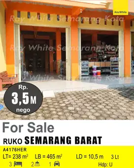 DIJUAL RUKO DI SEMARANG BARAT A4176