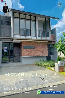 Disewakan Rumah Mewah Siap Huni di Suvarna Sutera