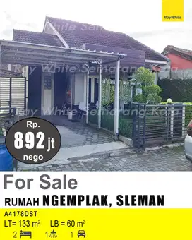 DIJUAL RUMAH DI NGEMPLAK SLEMAN A4178