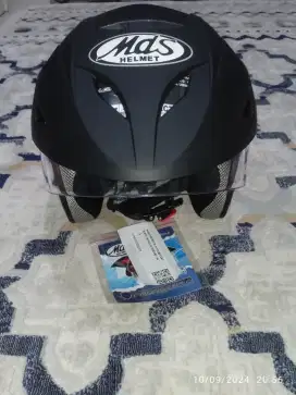Helm MDS protector hitam doff