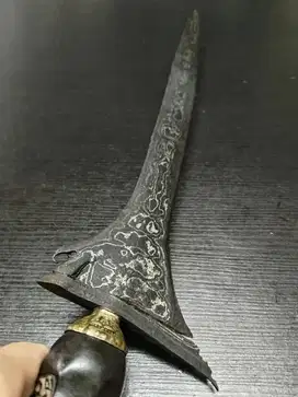 Keris sepuh Kolodite pamor uler lulut