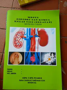 Buku Cetak Biologi & Kimia