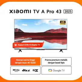 Xiaomi GTV A Series 43inc 4K 2025 Ready Stock