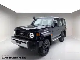 TOYOTA LAND CRUISER 70 GXL 2025 – BLACK ON GREY (BRAND NEW)