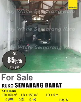 DIJUAL RUKO DI SEMARANG BARAT A4183