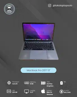 MACBOOK PRO 2017 INTEL CORE I5 Ram 8GB SSD 256GB