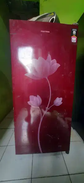 Kulkas 1 pintu polytron kembang original GRATIS ANTAR