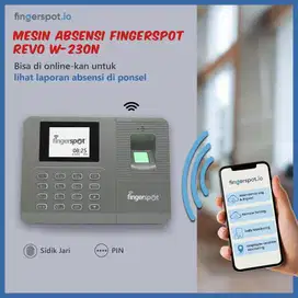 Mesin Absensi Sidik Jari Fingerprint Fingerspot - Revo W 230N WiFi
