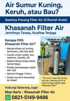Jual Tabung Filter Air 100% Ampuh dan Berkualitas Sidoarjo