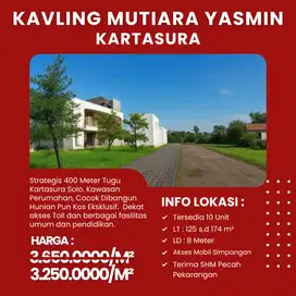 Bisa Pesan Bangun, Kavling Hunian Kartasura, SHM