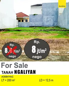 DIJUAL TANAH DI NGALIYAN A3884
