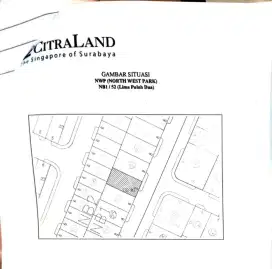 Tanah Kavling Northwest Park NB Citraland Surabaya Siap Bangun Bagus