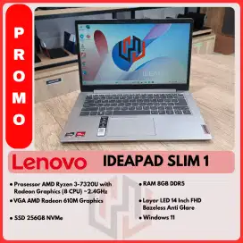 LENOVO IDEPAD SLIM 1 MULUS LIKE NEW COCOK UNTUK MULTI MEDIA