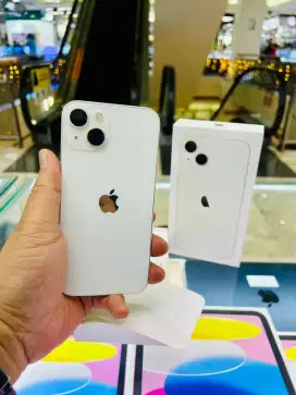 iPhone 13 128 Starlight Ex iBox Fullset  Lengkap SANGAT MULUS