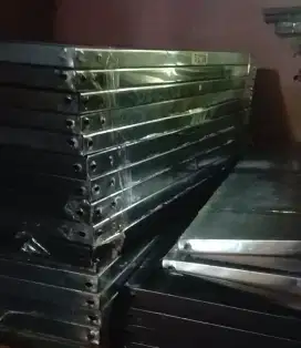 Jual rak besi stainless ukuran 40 cocok buat resto masih plastik 99%