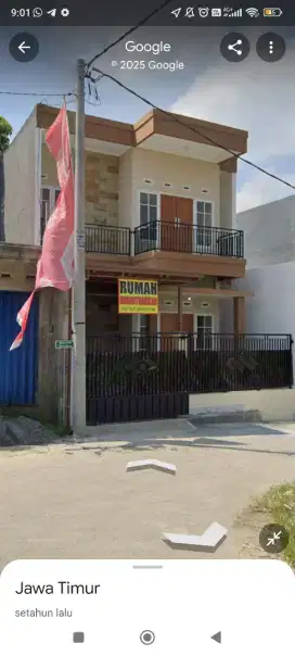 Dikontrakkan rumah dua lantai Jeding Junrejo batu