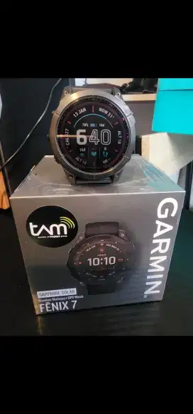 DIJUAL: Garmin Fenix 7 Sapphire Solar - Premium Multisport GPS Watch