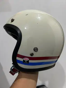 Helm Bell Custom 500 Stripe White