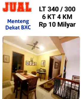 Jual rumah Menteng Bintaro dkt xchange dan pintu toll pondok aren