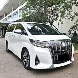 TOYOTA ALPHARD G ATPM 2018 WHITE ON BEIGE #vellfire